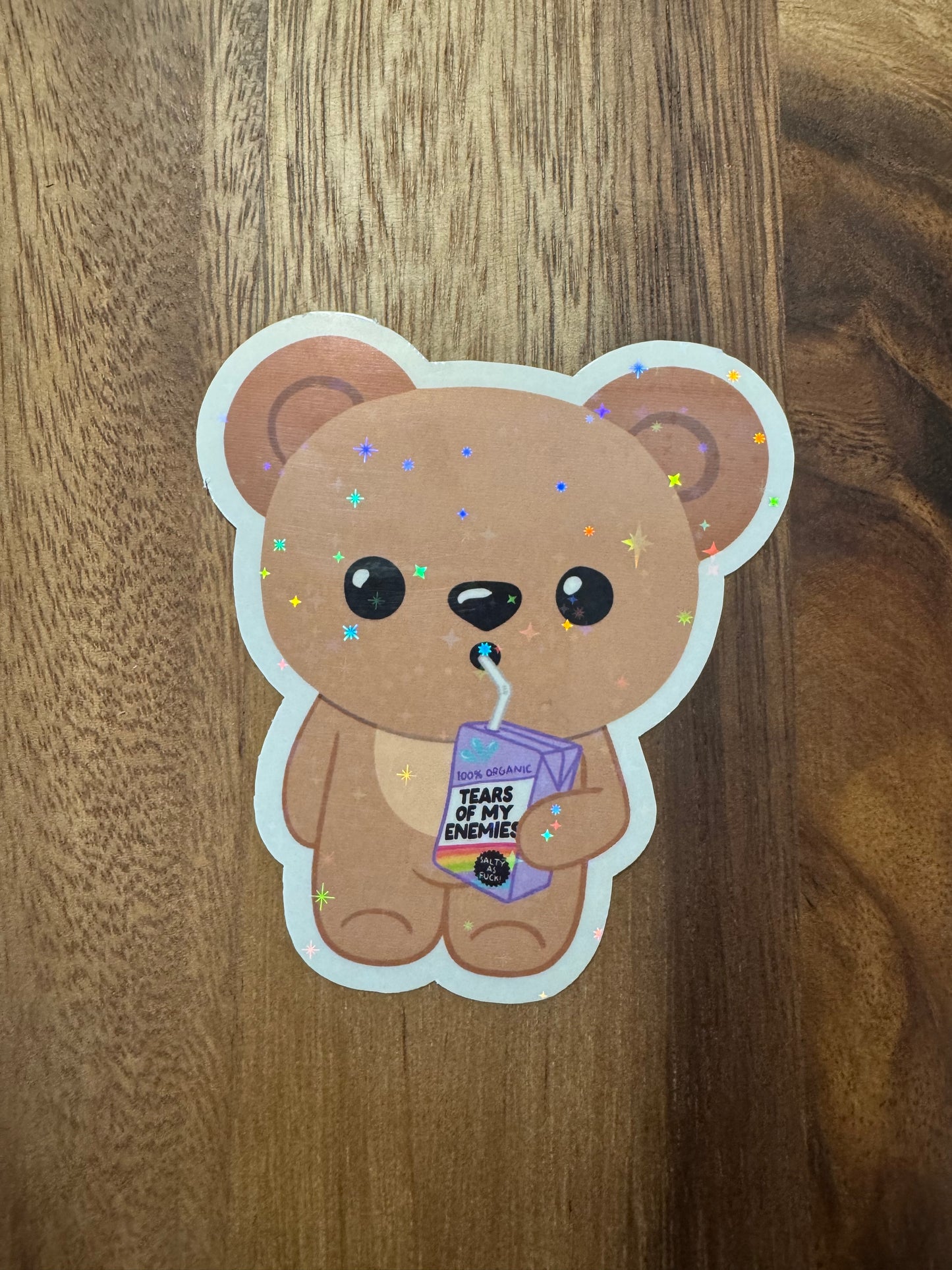 Tears Teddy bear sticker
