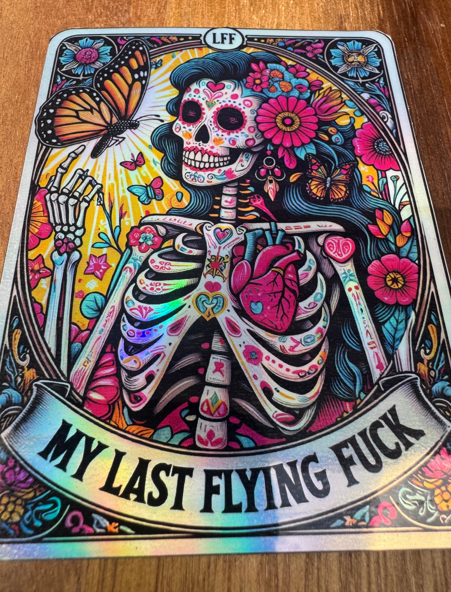Tarot card stickers