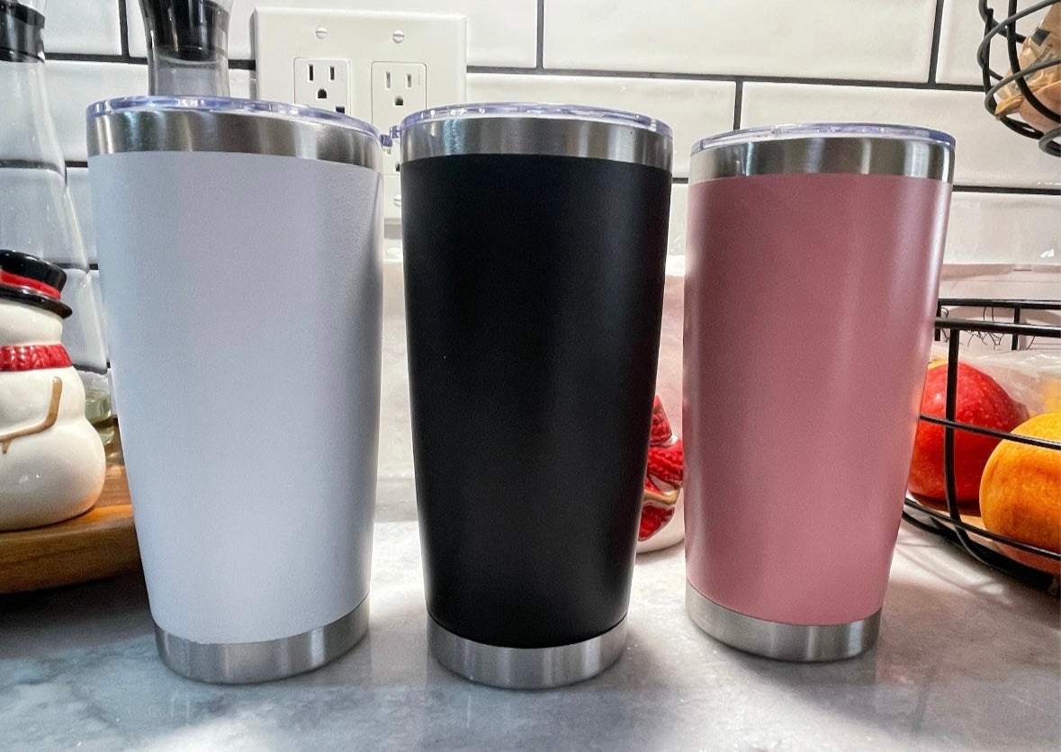 Full wrapped flower 20 oz tumblers