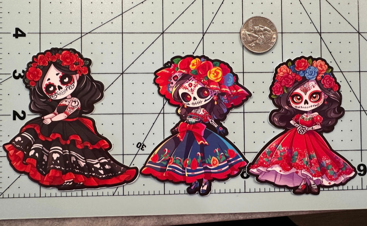 Day Of Dead Stickers
