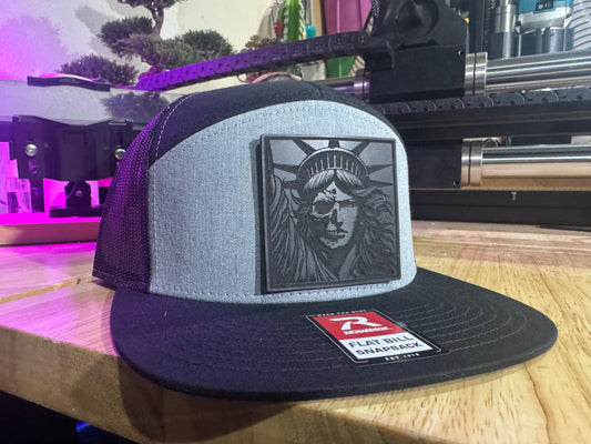Lady Liberty flat bill hat