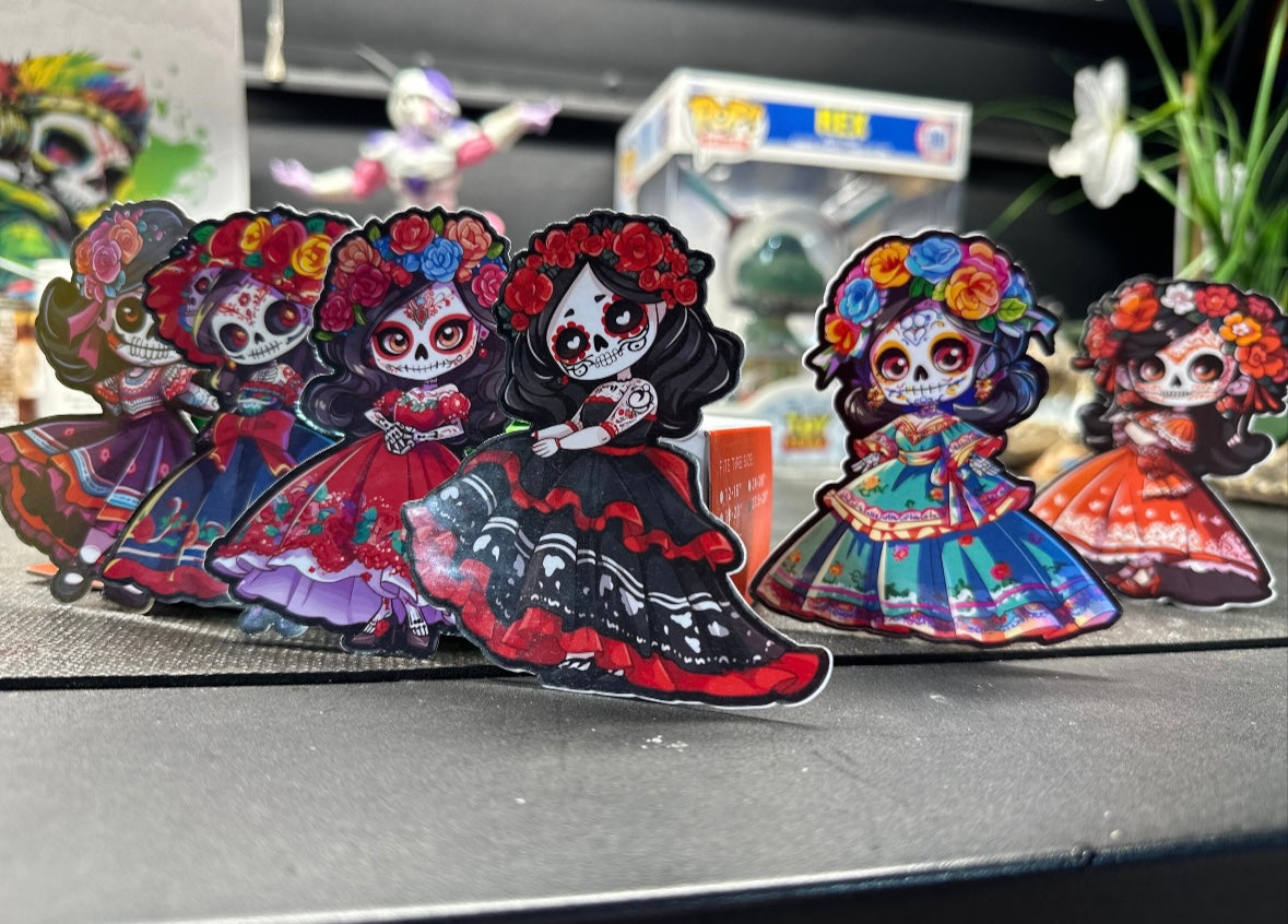 Day Of Dead Stickers